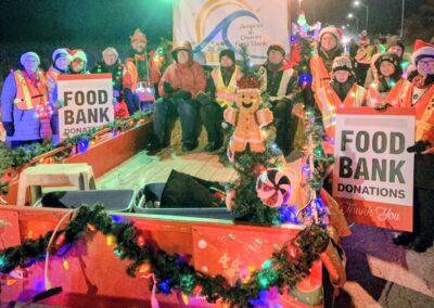 2025 Santa Claus Parade Food Bank Float